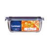 Fiambrera Hermética Luminarc Easy Box Azul Vidrio (6 Unidades) (1,22 L)