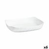 Fuente De Cocina Luminarc Smart Cuisine Rectangular Blanco Vidrio 33 X 27 Cm (6 Unidades)