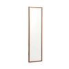 Espejo De Pared 30 X 120 Cm Bronce Madera Mdf (2 Unidades)