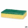 Set De Estropajos Verde Amarillo Celulosa Fibra Abrasiva (10,5 X 6,7 X 2,5 Cm) (26 Unidades)