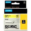 Cinta Laminada Para Rotuladoras Rhino Dymo Id1-19 19 X 3,5 Mm Negro Amarillo Autoadhesivas (5 Unidades)