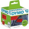 Rollo De Etiquetas Dymo Label Writer 54 X 7 Mm Rojo 220 Piezas (6 Unidades)