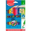 Lápices De Colores Maped Color' Peps Star Multicolor 18 Piezas (12 Unidades)