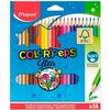 Lápices De Colores Maped Color' Peps Star Multicolor 24 Piezas (12 Unidades)