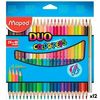 Lápices De Colores Maped Duo Color' Peps  Multicolor 24 Piezas Doble Punta (12 Unidades)