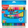 Lápices De Colores Maped Duo Color' Peps  Multicolor 24 Piezas Doble Punta (12 Unidades)