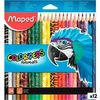 Lápices De Colores Maped Animals Color' Peps Multicolor 24 Piezas (12 Unidades)