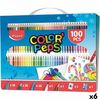 Lápices De Colores Maped Multicolor 100 Piezas (6 Unidades)