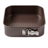 Molde Desmontable Pyrex Asimetria Cuadrado Negro Metal (4 Unidades)