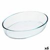 Fuente Para Horno Pyrex Classic Ovalada 35 X 24 X 7 Cm Transparente Vidrio (6 Unidades)