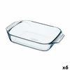 Fuente Para Horno Pyrex Irresistible Rectangular Transparente Vidrio 6 Unidades 31,5 X 19,7 X 6,4 Cm