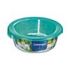 Fiambrera Redonda Con Tapa Luminarc Keep'n Lagon 13,5 X 6 Cm Turquesa 680 Ml Vidrio (6 Unidades)