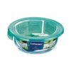 Fiambrera Redonda Con Tapa Luminarc Keep'n Lagon Turquesa 420 Ml 11,5 X 5,4 Cm Vidrio (6 Unidades)