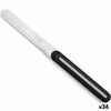 Cuchillo De Untar Arcos Negro Blanco 10 Cm Acero Inoxidable (36 Unidades)