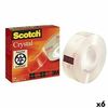 Cinta Adhesiva Scotch Crystal 19 Mm X 33 M Transparente (6 Unidades)