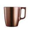 Taza Mug Luminarc Flashy Marrón 250 Ml Vidrio (6 Unidades)