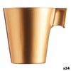 Taza Luminarc Flashy Dorado 80 Ml Vidrio