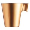 Taza Luminarc Flashy Dorado 80 Ml Vidrio