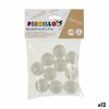 Material Para Manualidades Bolas Poliestireno Ø 2,5 Cm Blanco (12 Unidades)