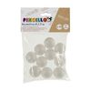 Material Para Manualidades Bolas Poliestireno Ø 2,5 Cm Blanco (12 Unidades)