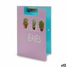 Carpeta Cactus A4 Pinza (12 Unidades)