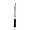 Cuchillo De Cocina 3 X 23,5 X 2 Cm Plateado Negro Acero Inoxidable Plástico (12 Unidades)