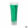 Pintura Acrílica 75 Ml Verde Claro (12 Unidades)