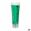 Pintura Acrílica 120 Ml Verde Claro (12 Unidades)