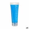 Pintura Acrílica Azul Claro 120 Ml (12 Unidades)