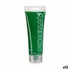 Pintura Acrílica 120 Ml Verde Oscuro (12 Unidades)