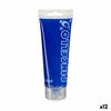 Pintura Acrílica Azul Oscuro 120 Ml (12 Unidades)