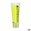 Pintura Acrílica Neon Amarillo 120 Ml (12 Unidades)