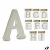 Letras Abcdefghi Blanco Poliestireno 2 X 23 X 17 Cm (9 Unidades)