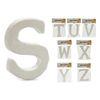 Letras Stuvwxyz Blanco Poliestireno 2 X 23 X 17 Cm (8 Unidades)