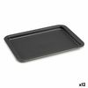 Bandeja Para Horno Gris Metal 25,3 X 2 X 37 Cm (12 Unidades)