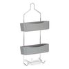 Colgador Para La Ducha 28 X 60 X 14 Cm Gris Metal Plástico (6 Unidades)