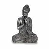 Figura Decorativa Buda Sentado Plateado 22 X 33 X 18 Cm (4 Unidades)