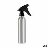 Botella Pulverizadora Negro Plateado Aluminio 300 Ml (24 Unidades)