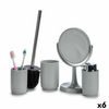 Set De Baño Gris Polipropileno (6 Unidades)