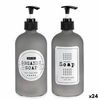 Dispensador De Jabón Gris Vidrio Polipropileno 480 Ml (24 Unidades)