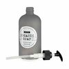 Dispensador De Jabón Gris Vidrio Polipropileno 480 Ml (24 Unidades)