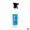 Botella Pulverizadora Negro Transparente Plástico 1 L (12 Unidades)