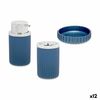 Set De Baño Azul Plástico (12 Unidades)