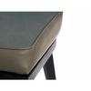 Sillón Concha Azul Negro Gris Acero 48 X 88 X 60 Cm (2 Unidades)