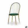 Silla Barras Verde Dorado 48 X 95,5 X 48 Cm (2 Unidades)