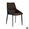 Sillón Trenzado Azul Marrón Acero 50 X 87 X 61 Cm (2 Unidades)