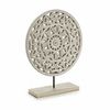 Figura Decorativa Mandala Blanco 30 X 36 X 7 Cm (6 Unidades)