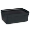 Caja De Almacenaje Con Tapa Antracita Plástico 6 L 21 X 11 X 32 Cm (12 Unidades)