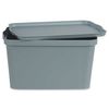 Caja De Almacenaje Con Tapa Gris Plástico 24 L 29,3 X 24,5 X 45 Cm (6 Unidades)