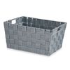 Cesta Multiusos Gris Tela 5 L 30,4 X 14 X 20 Cm (18 Unidades)